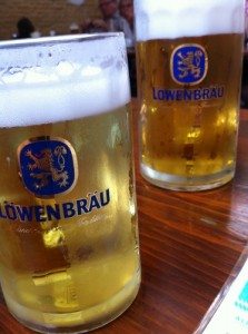 Lowenbrau Beer from the Rocks Lowenbrau Beer