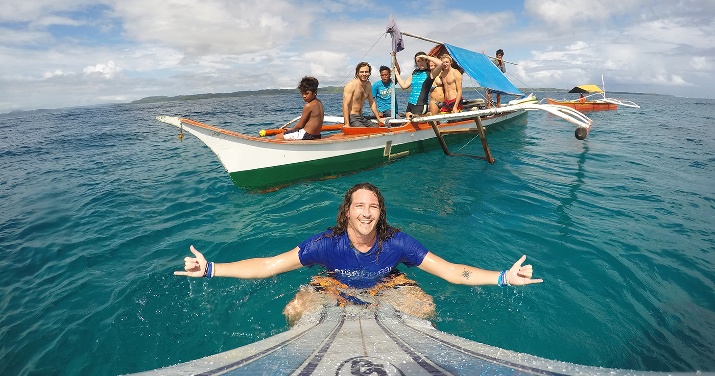 beginner surf camp siargao island philippines kermits learn to surf