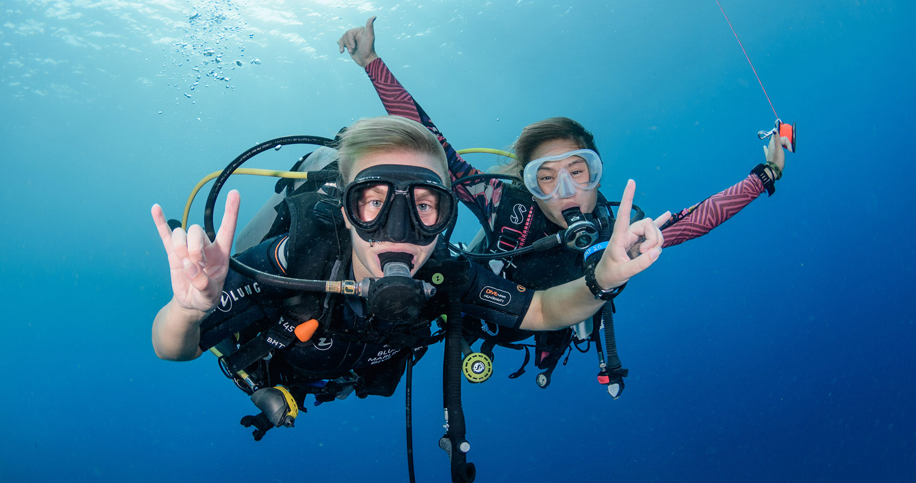 scuba diving gili trawangan gili t indonesia open water intro dive blue marlin