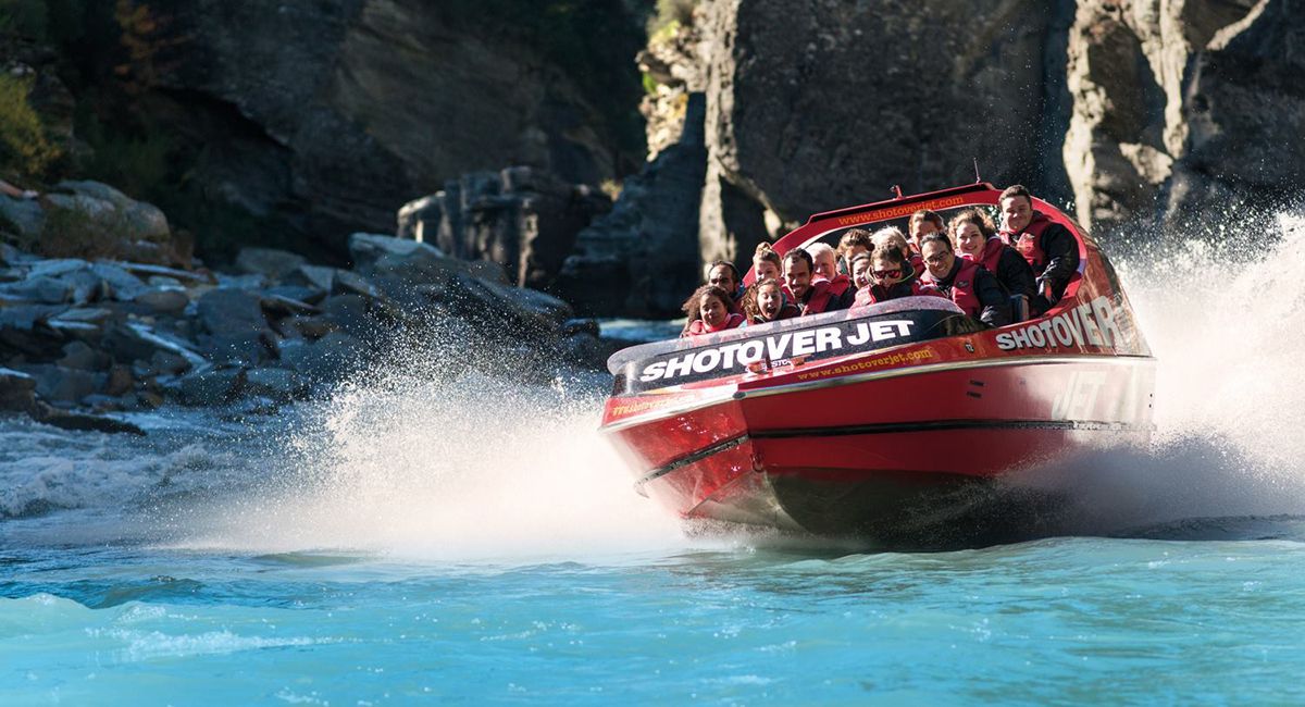 shotover jet queenstown new zealand