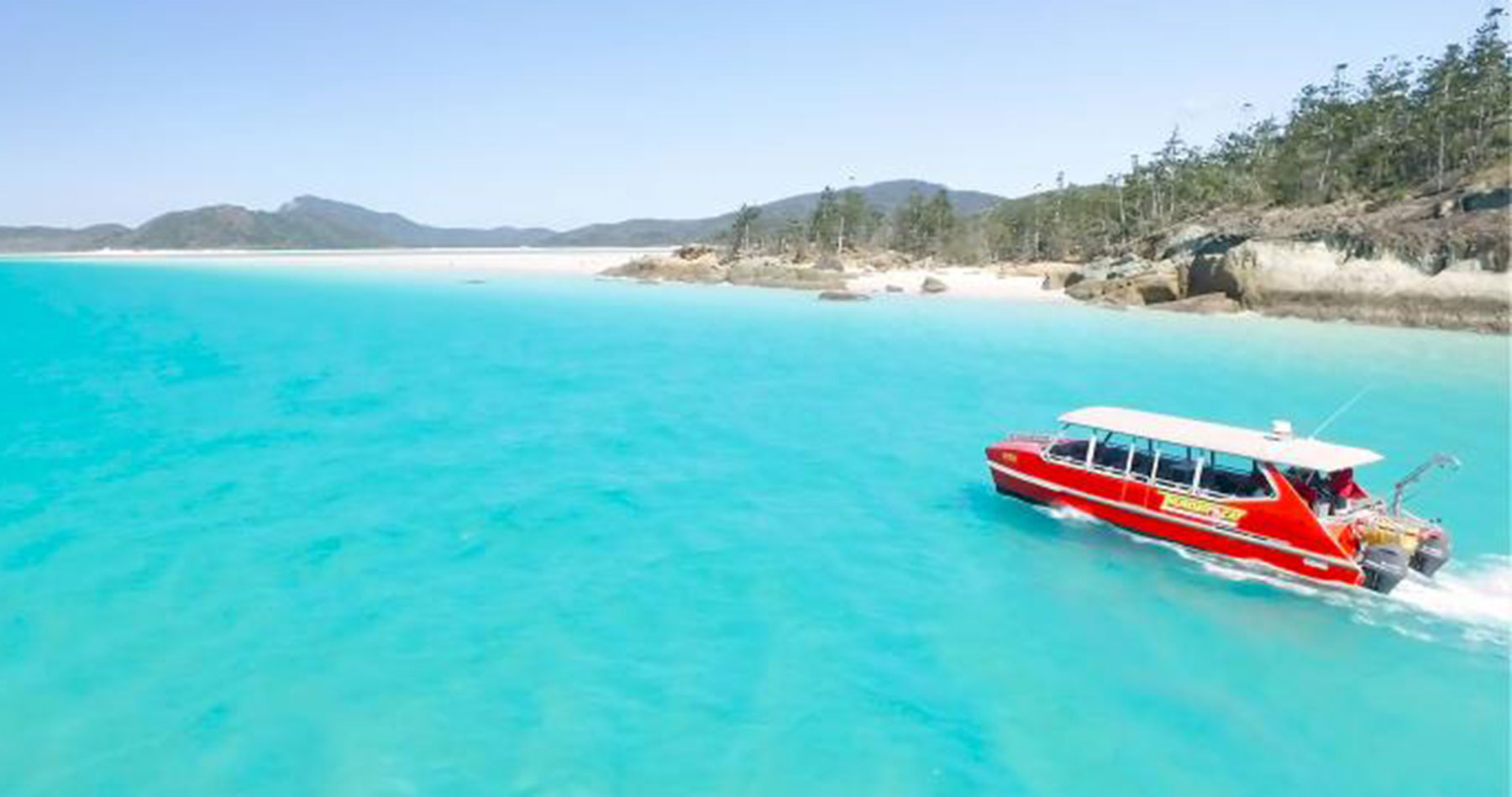 thundercat whistundays day trip airlie beach whitehaven backpacker australia