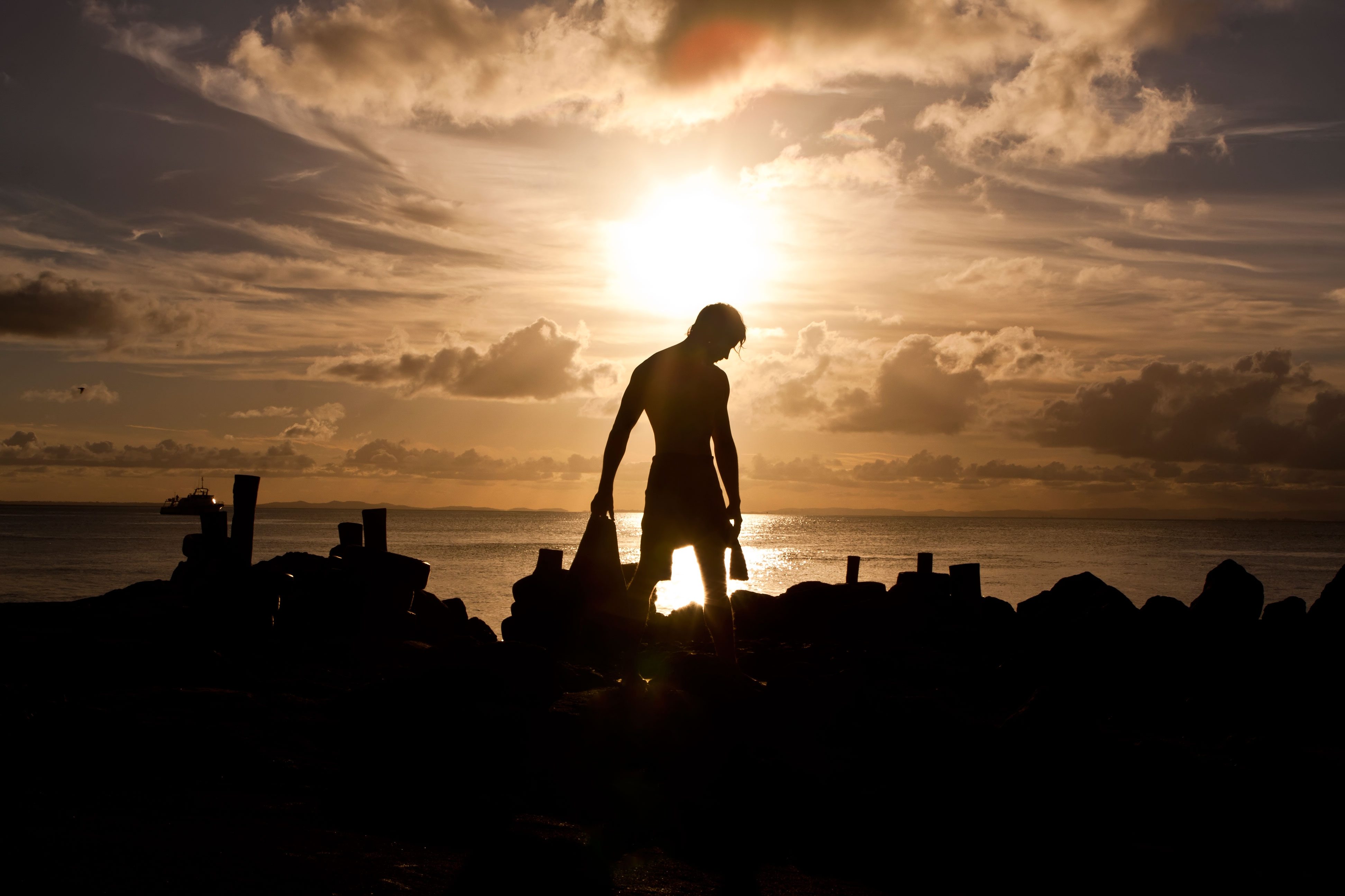 Sunset on Stradbrooke Island Sunset on Stradbrooke Island