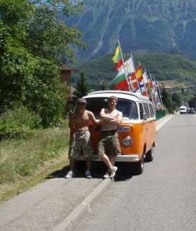 van Parked up for the night